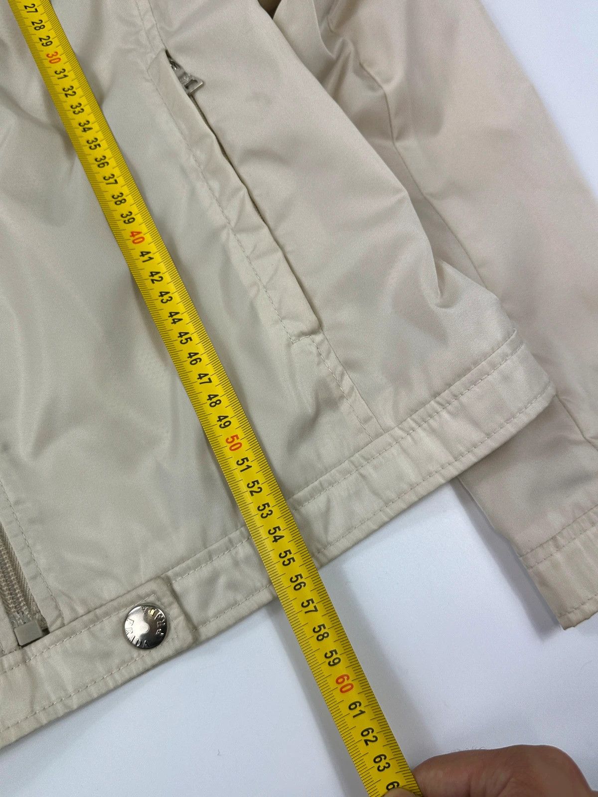 Prada Prada Milano SS99 White Cream Python Leather & Nylon Jacket Size M / US 6-8 / IT 42-44 - 15 Thumbnail