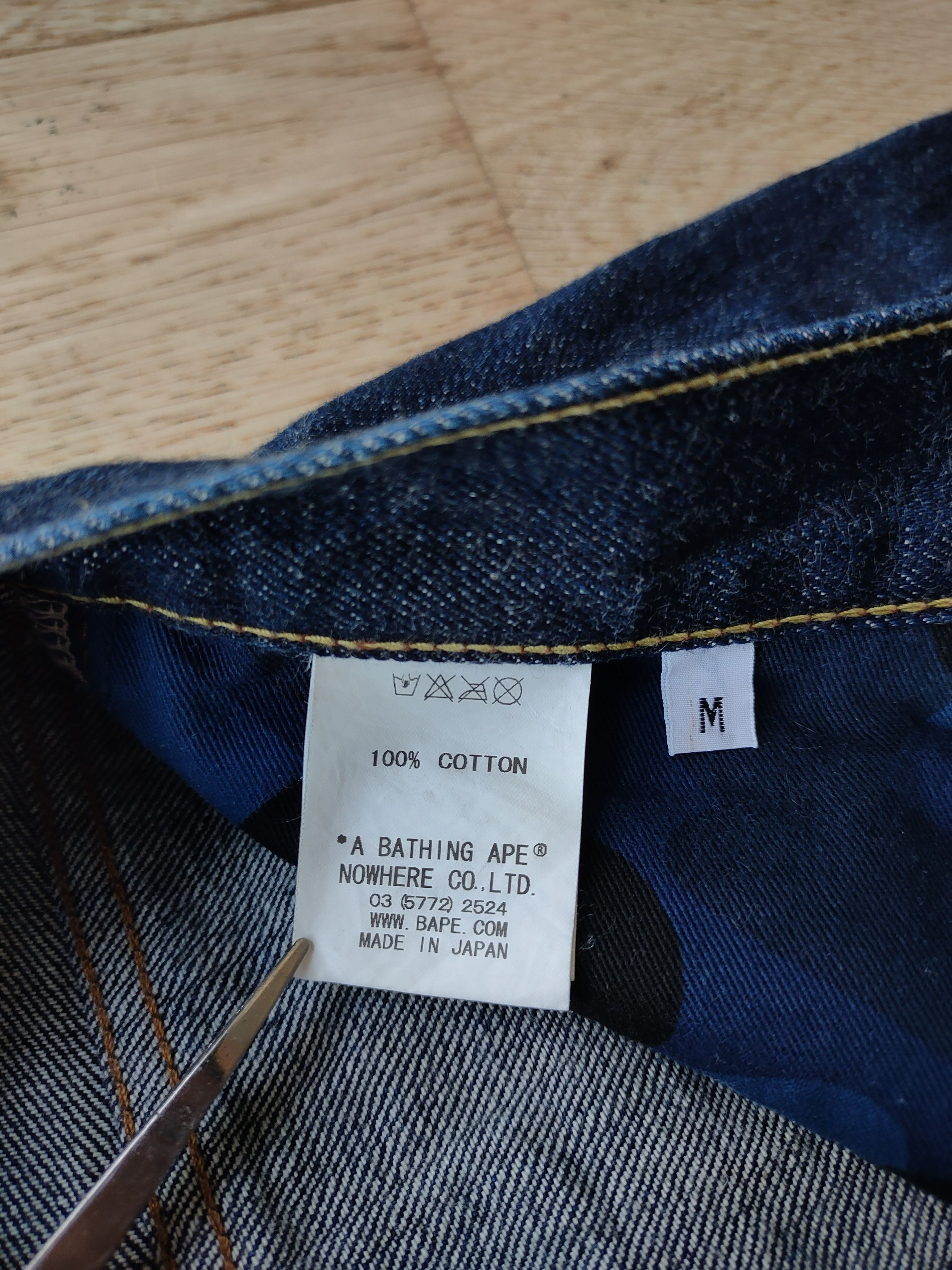 Bape × Stussy Rare Bape x Stussy Collaboration Jeans Size US 33 - 17 Thumbnail