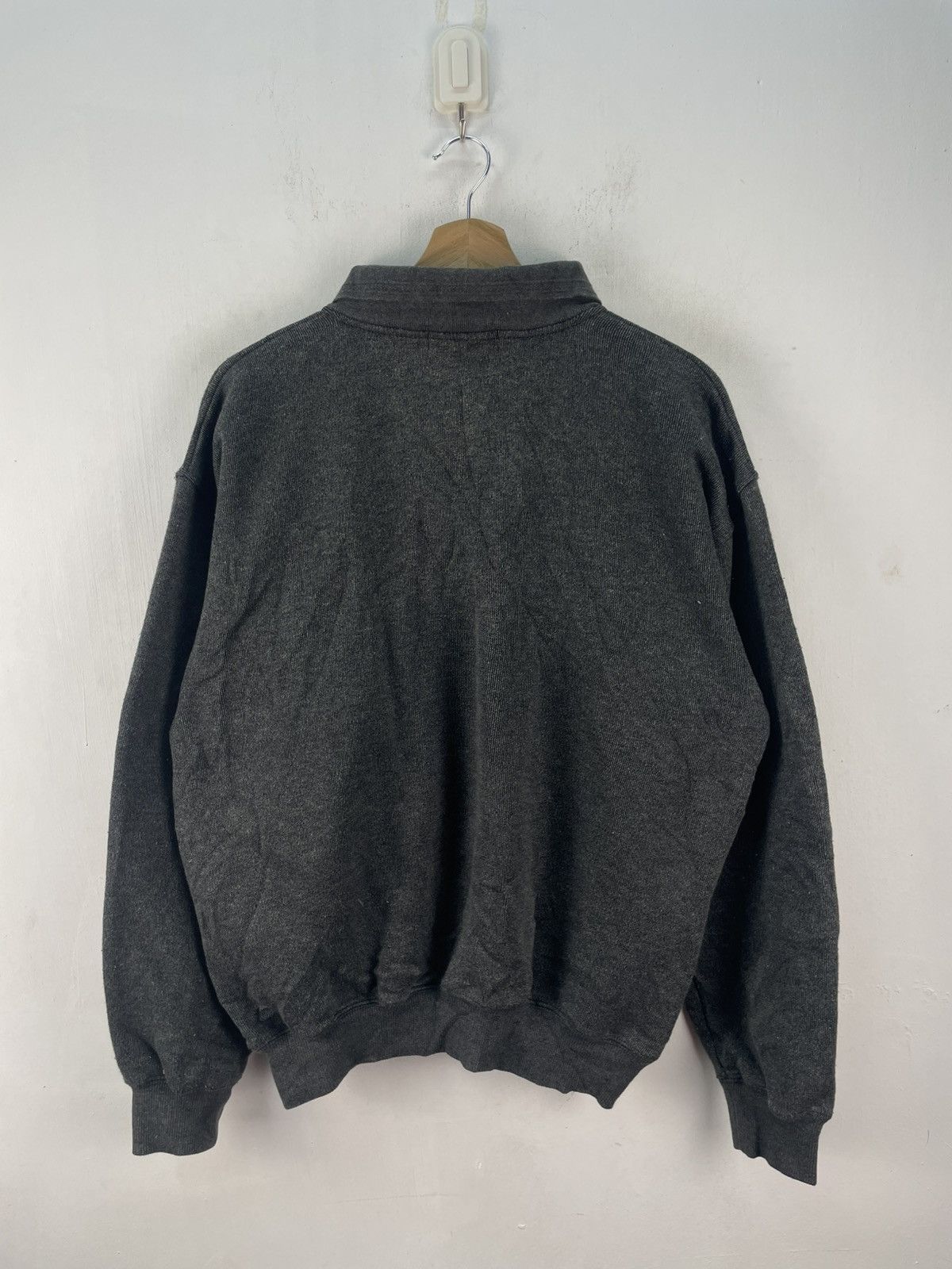 Valentino Vintage Gianni Valentino Sweatshirt Half Button Pullover Size US L / EU 52-54 / 3 - 3 Thumbnail