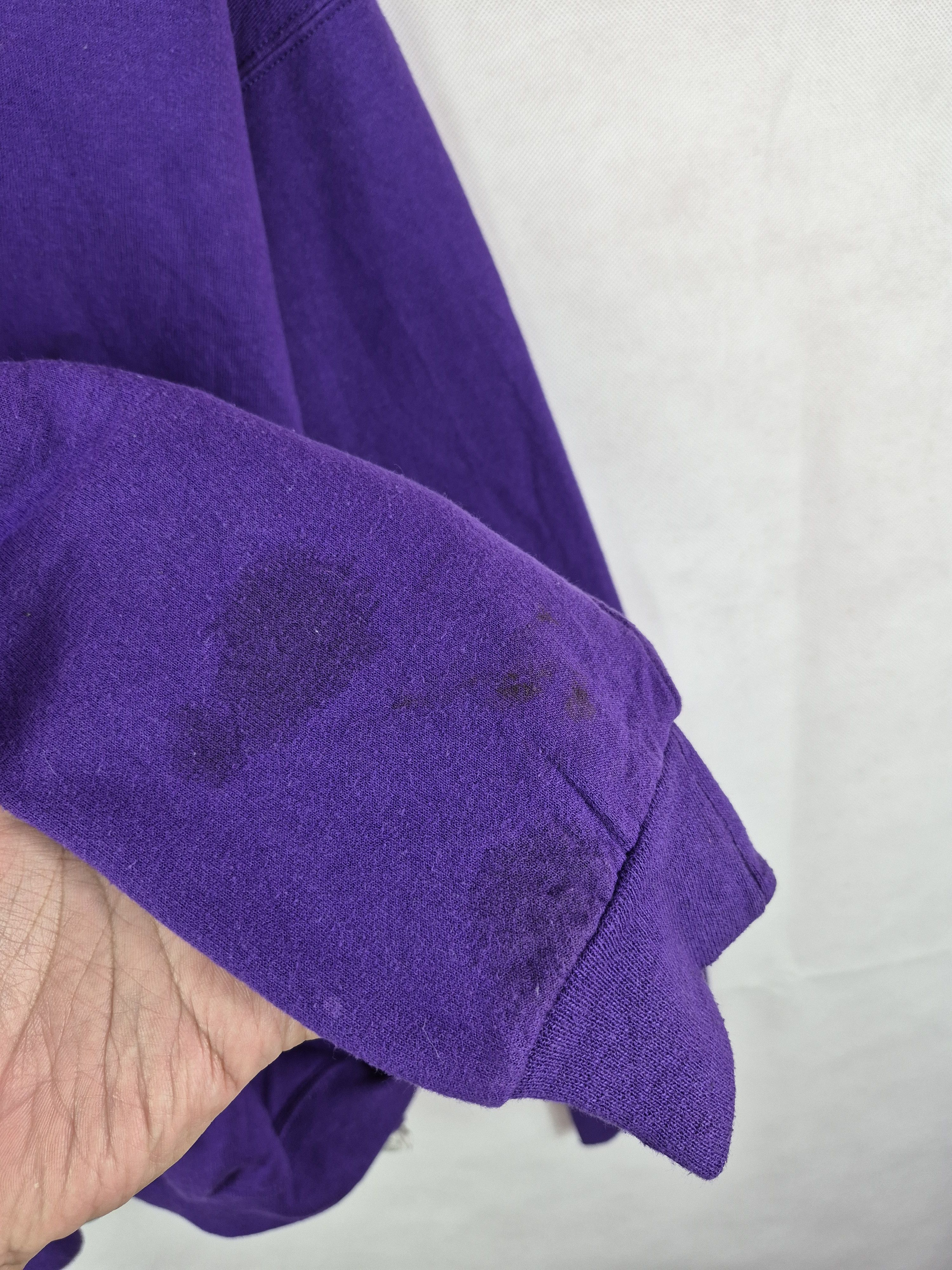 Fruit Of The Loom 🔥 Fruit of the Loom Striking Purple Sweatshirt Jumper Size US L / EU 52-54 / 3 - 5 Thumbnail