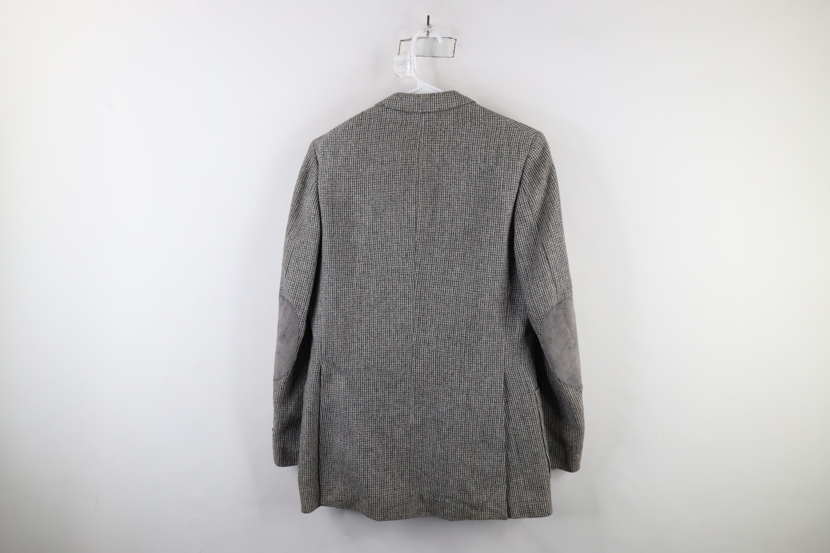 Vintage Vintage 70s Streetwear Tweed Elbow Patch Blazer Suit Jacket Size US L / EU 52-54 / 3 - 15 Thumbnail
