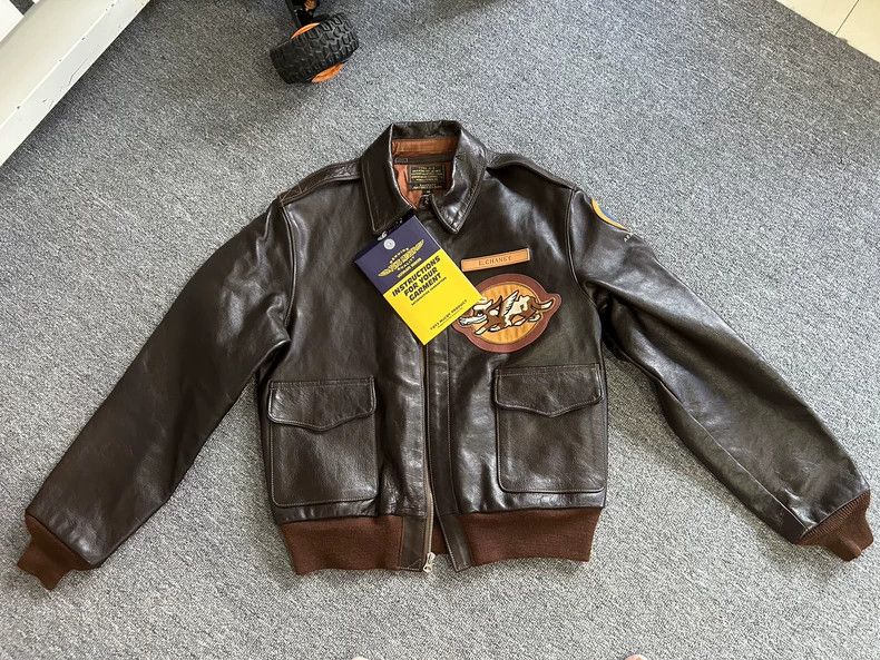 The Real McCoy's The REAL McCOY'S A2 Horsehide Pilot Jacket Size US L / EU 52-54 / 3 - 2 Thumbnail