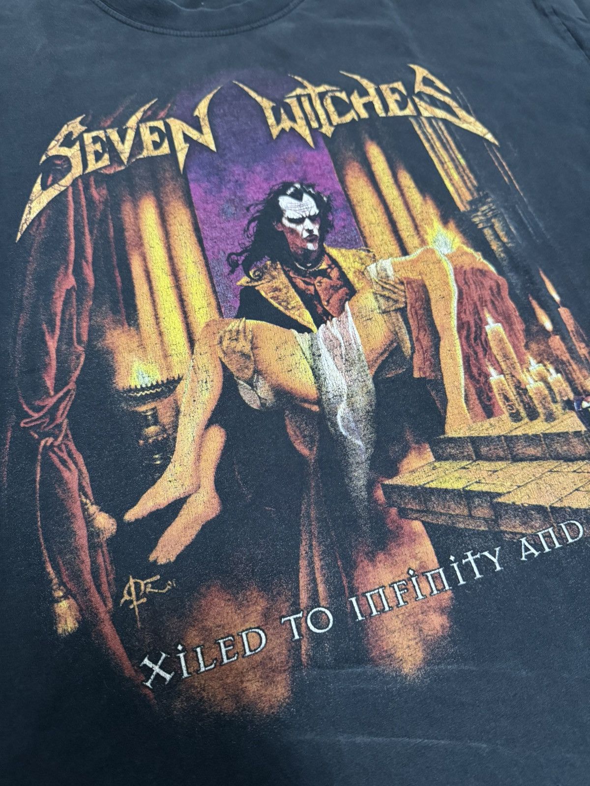 Vintage Vintage 2002 Seven Witches xield to infinity and One Size US L / EU 52-54 / 3 - 10 Thumbnail