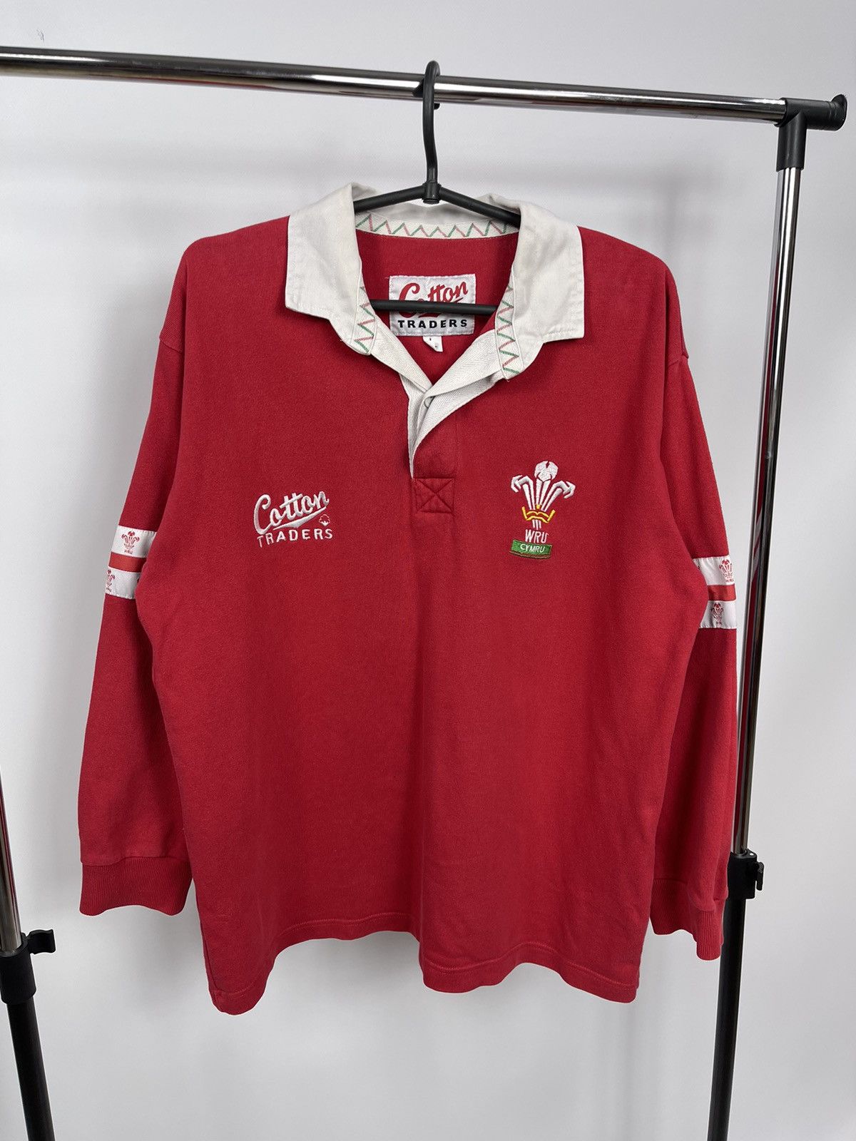 Cotton Club COTTON TRADERS WALES RUGBY UNION SHIRT 1995-97 MENS SIZE L Size US L / EU 52-54 / 3 - 1 Thumbnail
