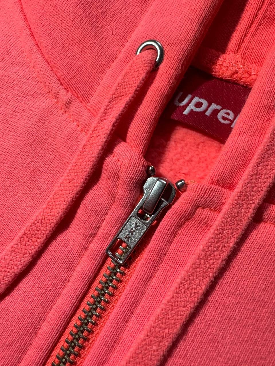 Supreme Supreme Reflective Small Box Logo Pink Zip Up Hoodie Cotton Size US M / EU 48-50 / 2 - 7 Thumbnail