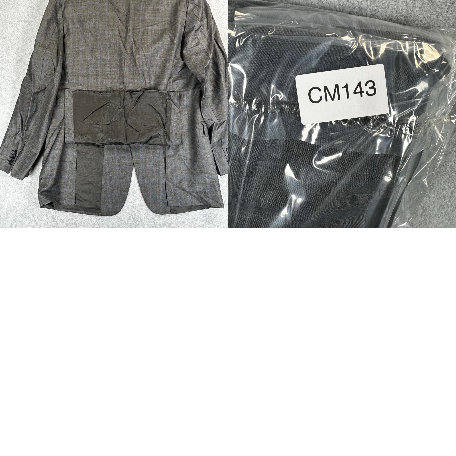 Ermenegildo Zegna Ermenegildo Zegna Blazer Sport Coat Mens 46 Gray Wool Trofeo Two Button Italy Classic Plaid Business Formal Jacket Mens Size 46R - 9 Thumbnail