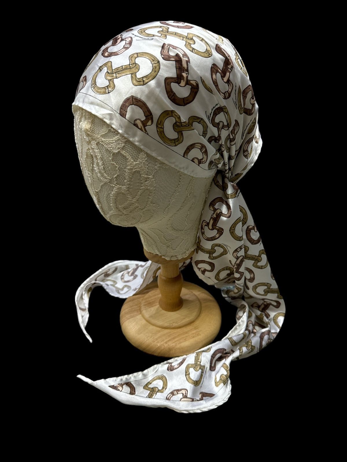 Gucci GUCCI FULLPRINT HORSEBIT SCARF NECK WRAP Size ONE SIZE - 3 Thumbnail