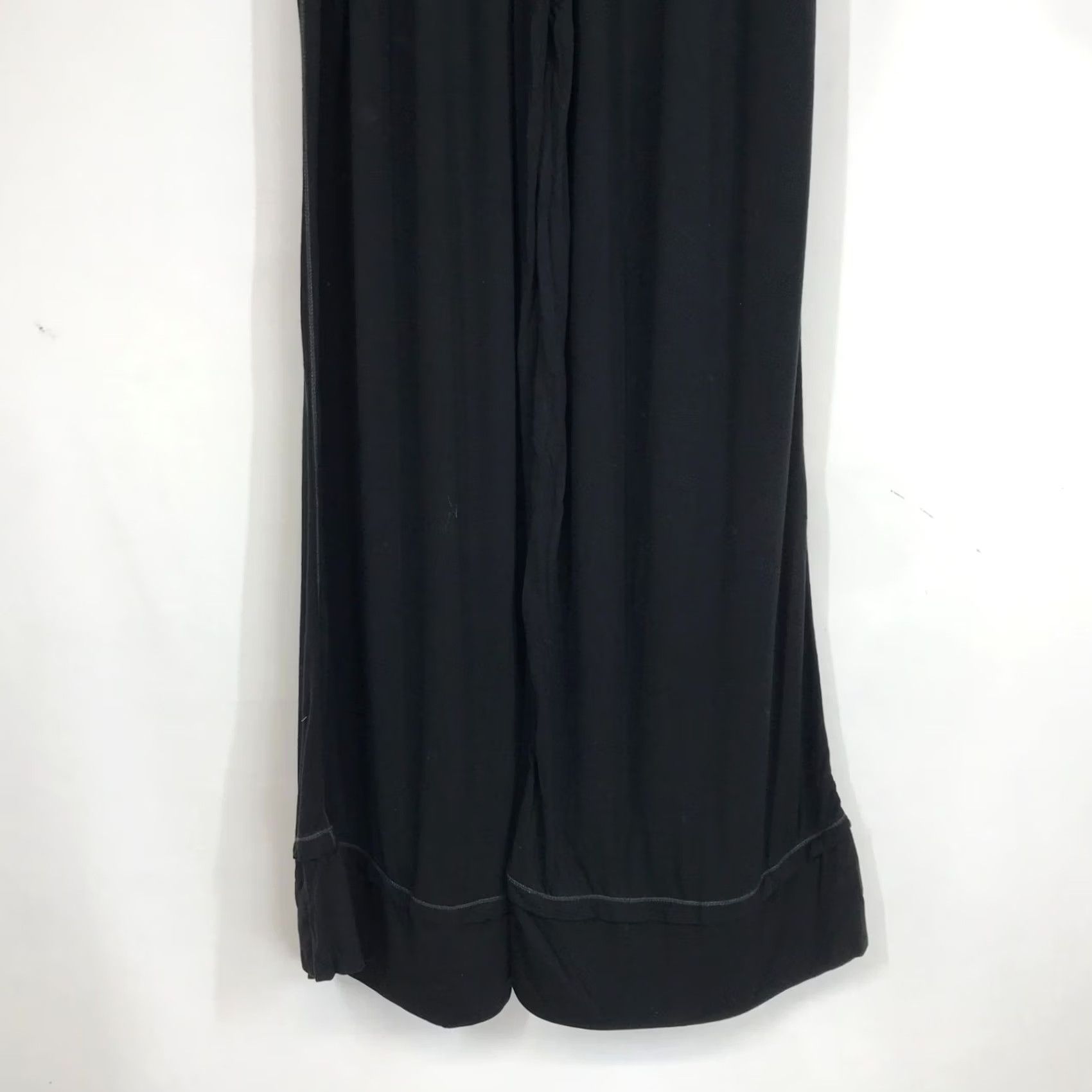 Free People FREE PEOPLE Women’s Pants S Black Elastic Waist Pull-On Lounge Pants Size 28" / US 6 / IT 42 - 6 Thumbnail