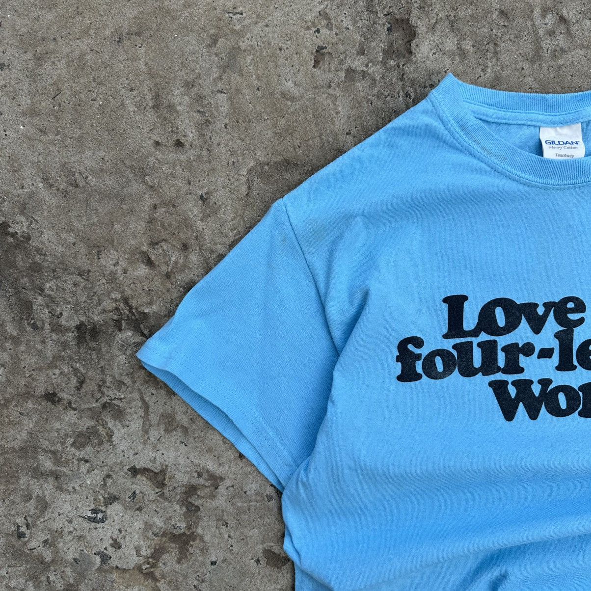 Japanese Brand Vintage Japanese Style Adult Love Is A Four- Legged Word Tee Size S / US 4 / IT 40 - 3 Thumbnail