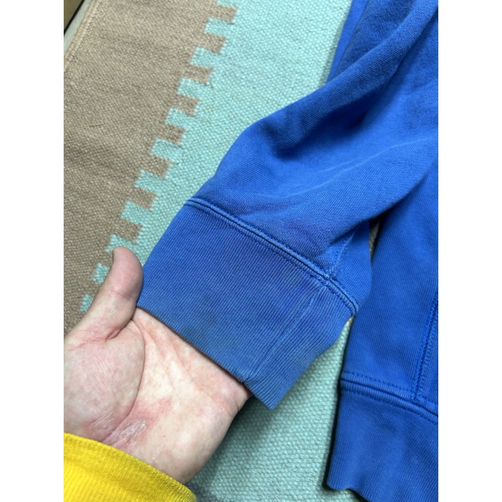 Polo Ralph Lauren VINTAGE Polo Ralph Lauren Hoodie Full Zip Waffle Thermal Hood Pony Navy Blue XL Men Size US XL / EU 56 / 4 - 7 Thumbnail
