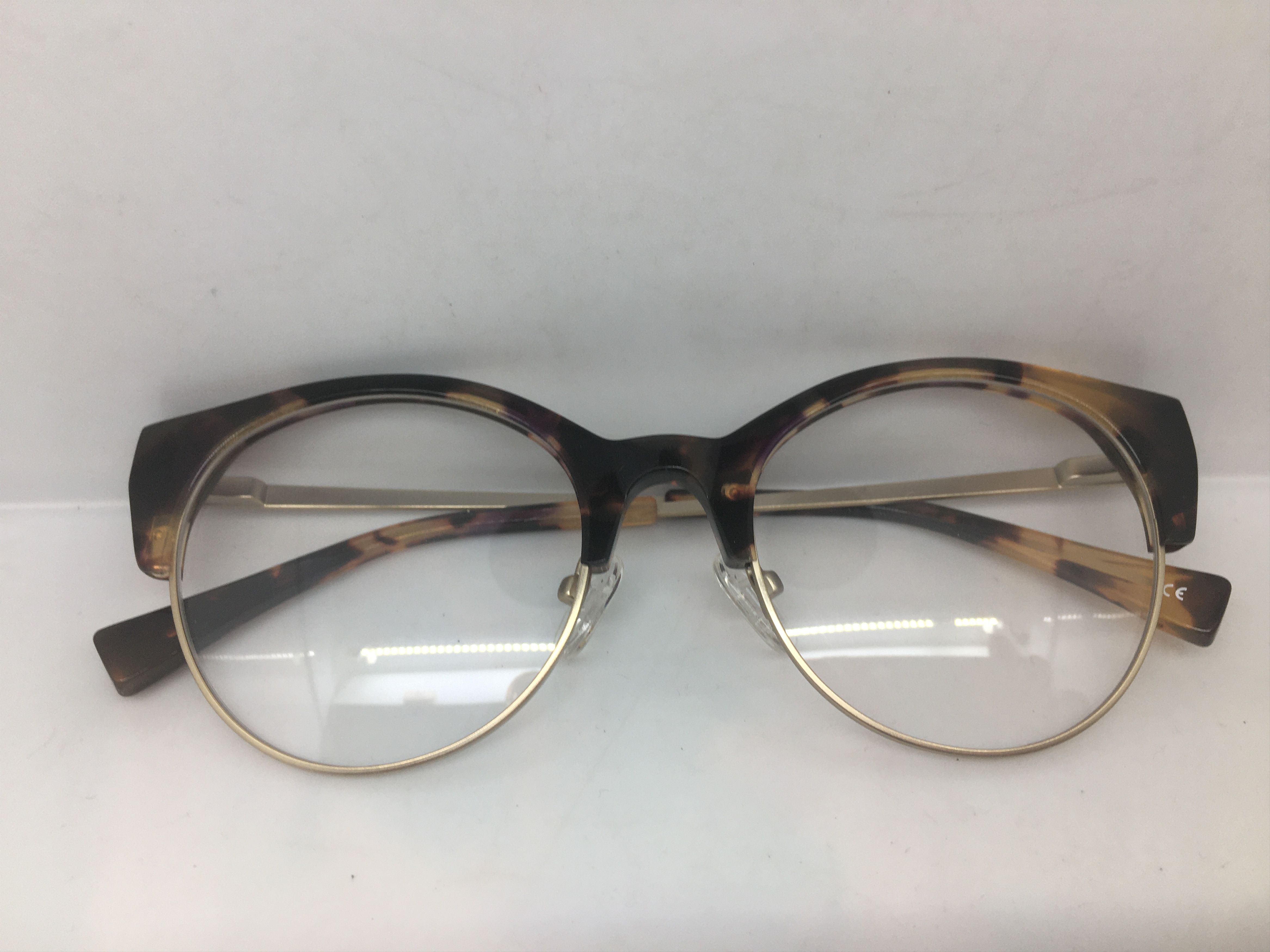 Other Mod Malcolm X TOrtoise Gold Eyeglasses Frame Size ONE SIZE - 5 Thumbnail