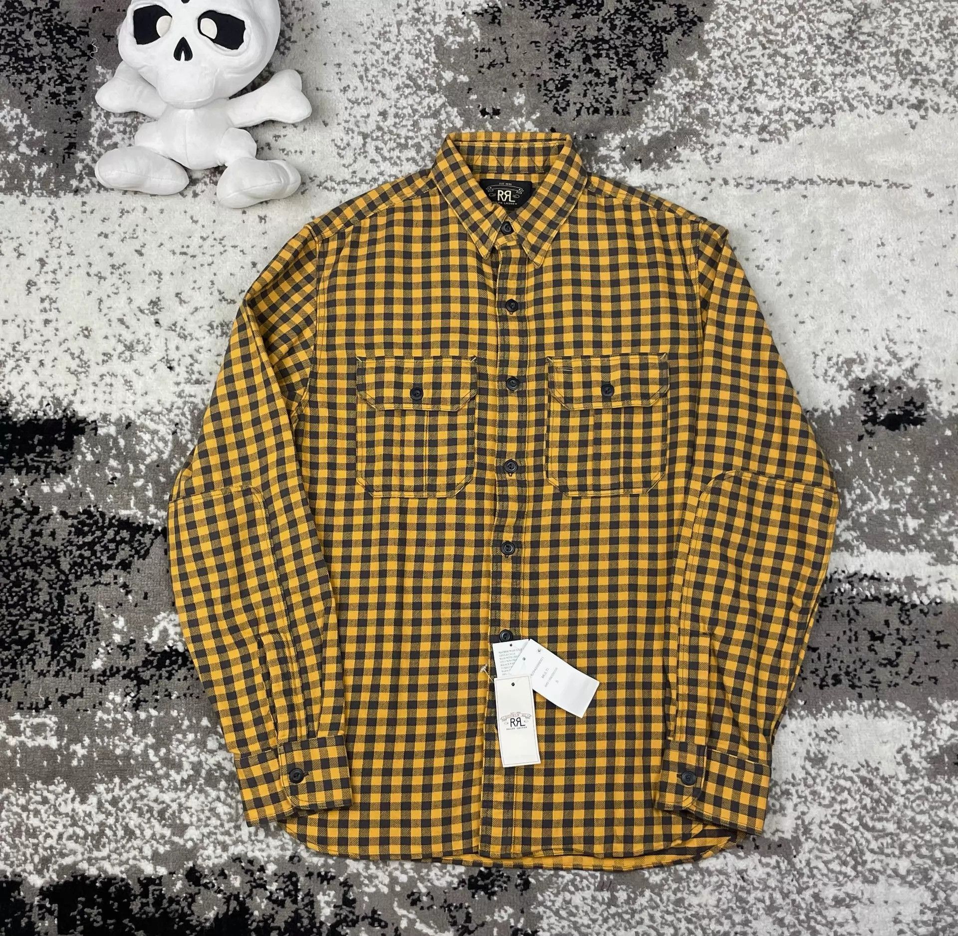 RRL Ralph Lauren RRL 1920S S Checked Twill Workshirt New Size US S / EU 44-46 / 1 - 1 Thumbnail