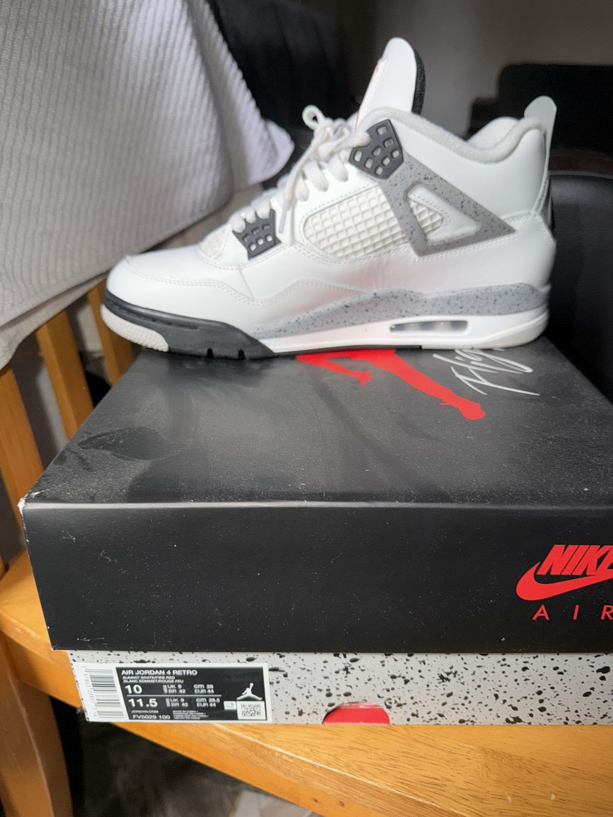 Jordan Brand Jordan 4 cement Size US 10 / EU 43 - 4 Thumbnail