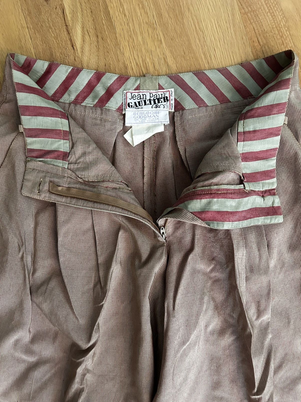 Jean Paul Gaultier Vintage Jean Paul Gaultier women's pants Bergdorf Goodman Size 30" / US 8 / IT 44 - 2 Thumbnail