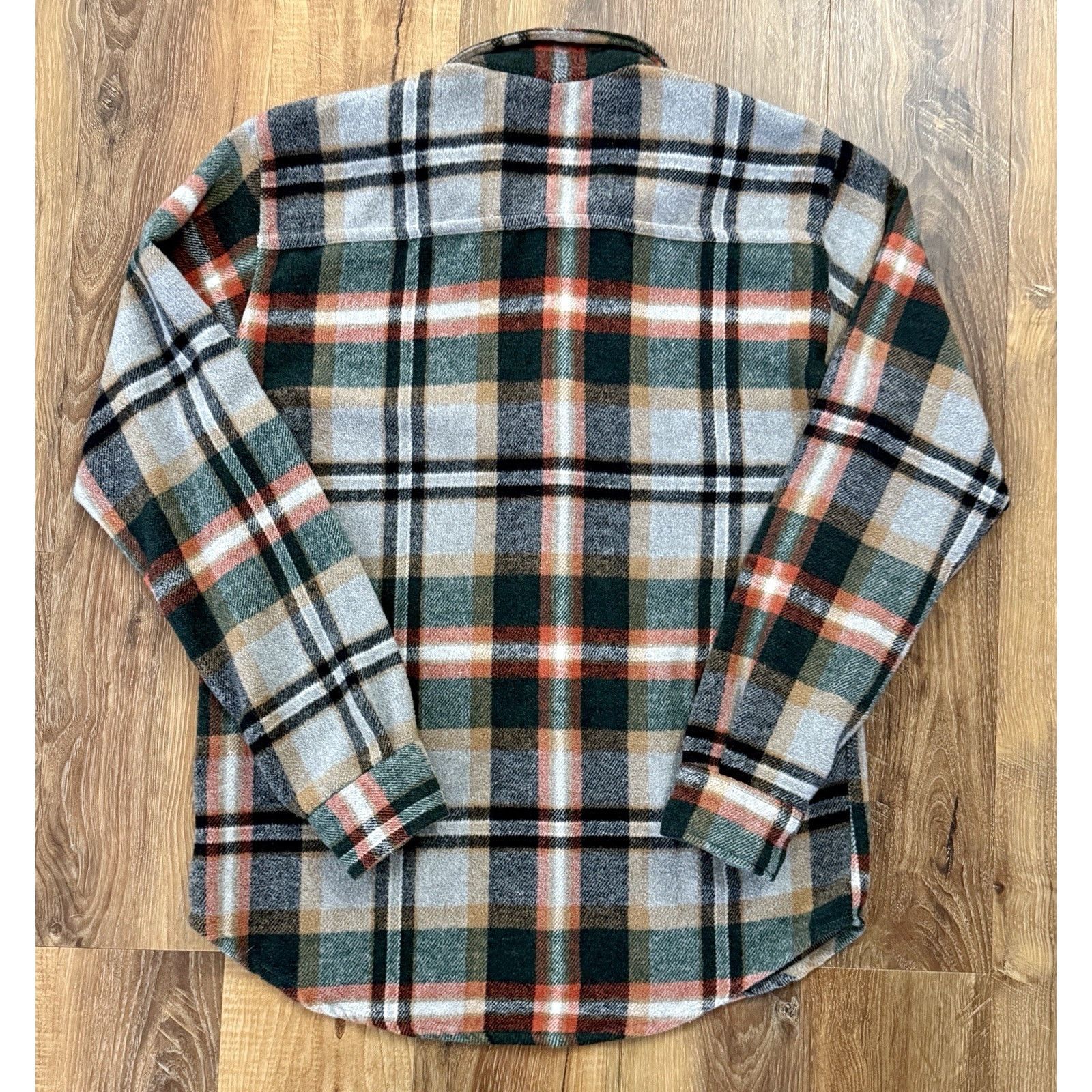 Other Plaid Unbranded Women's Medium, Green, Warm, Soft Size M / US 6-8 / IT 42-44 - 3 Thumbnail