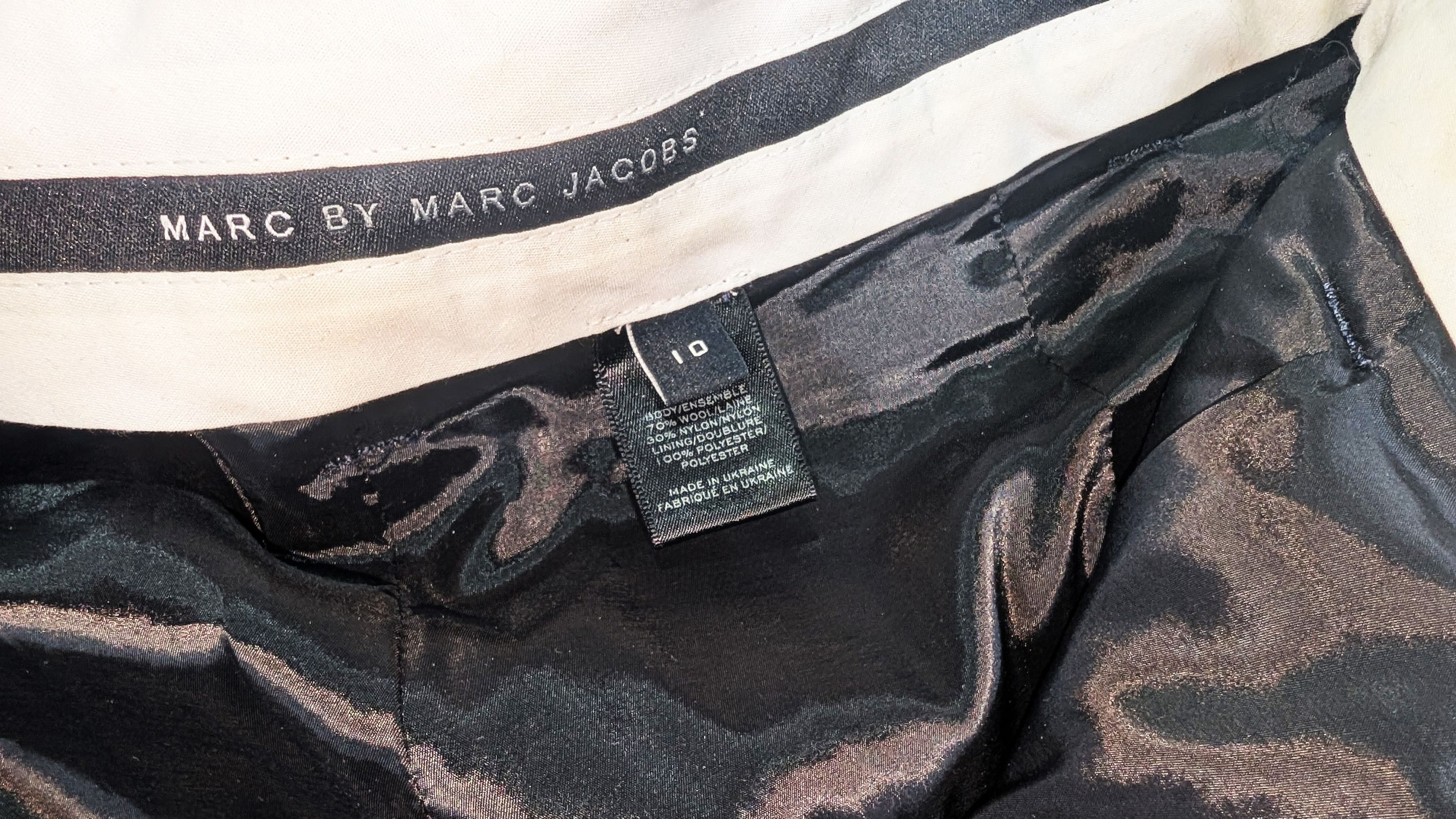 Marc by Marc Jacobs Marc by Marc Jacobs Double Breasted Wool Checkered Suit Size S / US 4 / IT 40 - 12 Thumbnail