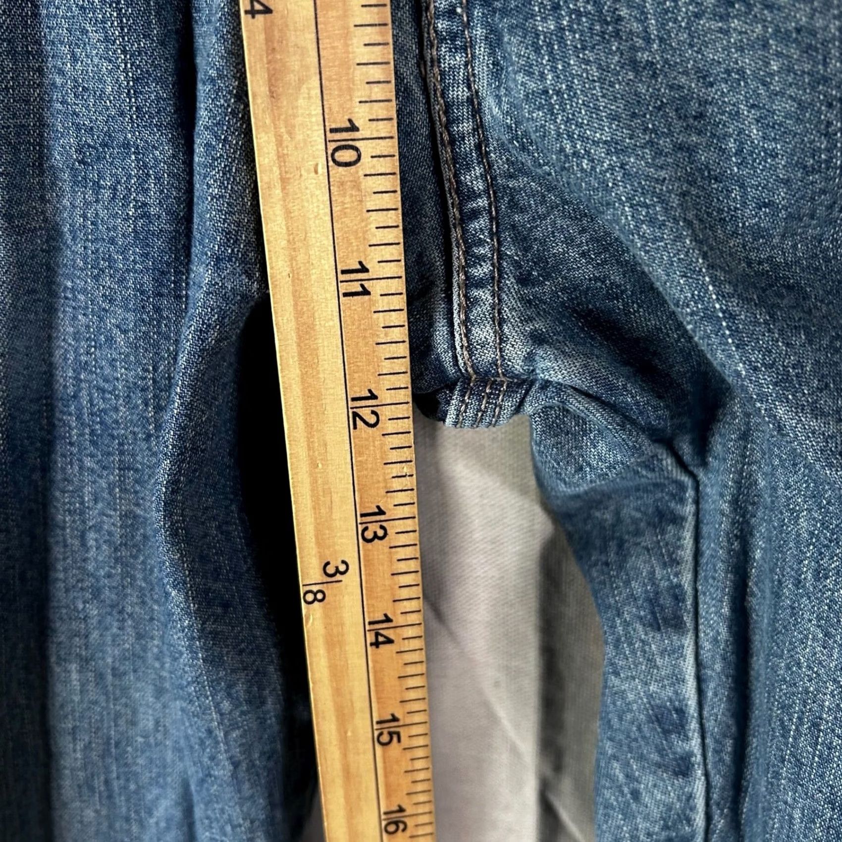 Vintage VINTAGE? Signature by Levi Strauss Mens Carpenter Jeans Blue Denim W32 L30 Utility Pants Size US 33 - 6 Thumbnail