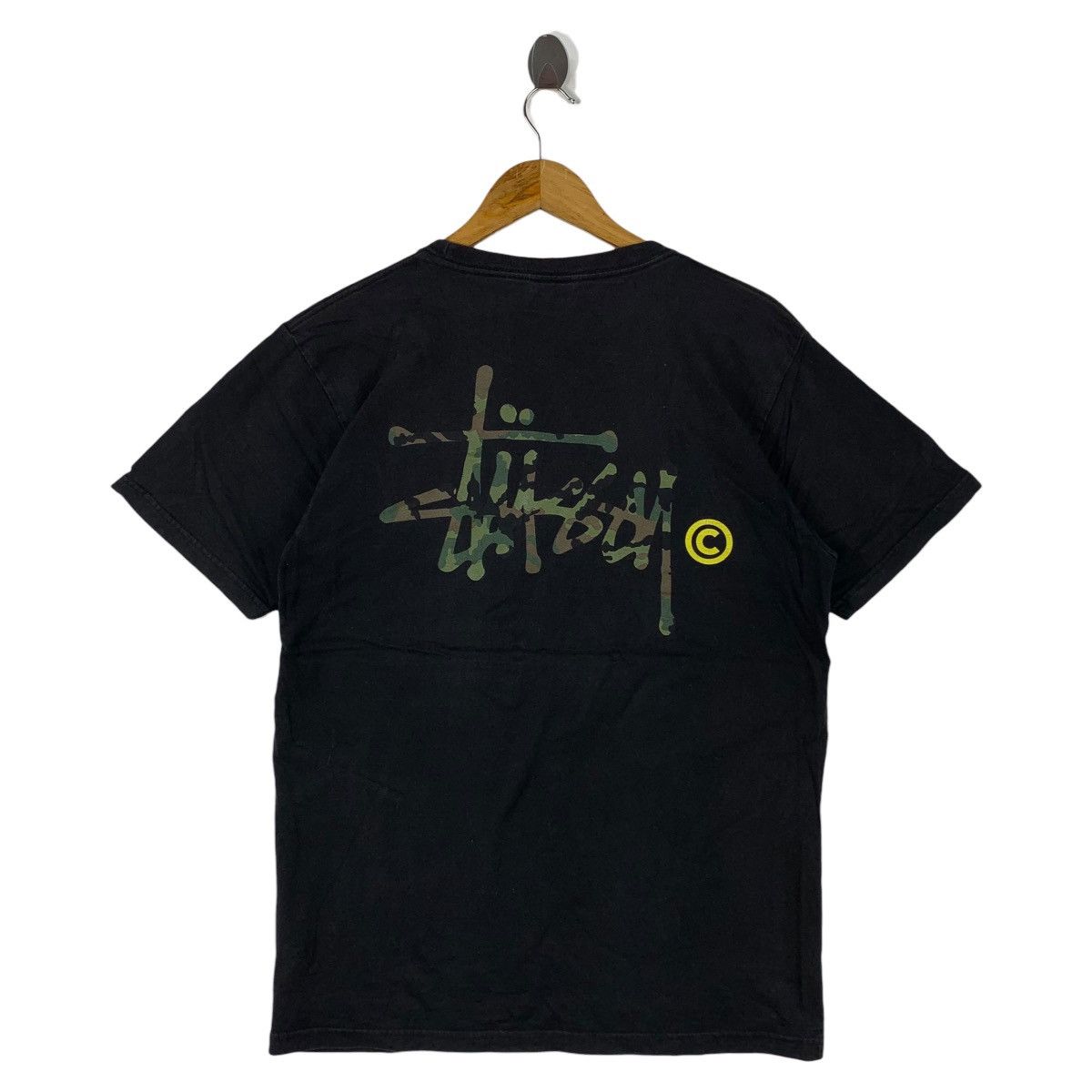 Stussy STUSSY big logo camouflaged printed tee Size US M / EU 48-50 / 2 - 1 Thumbnail