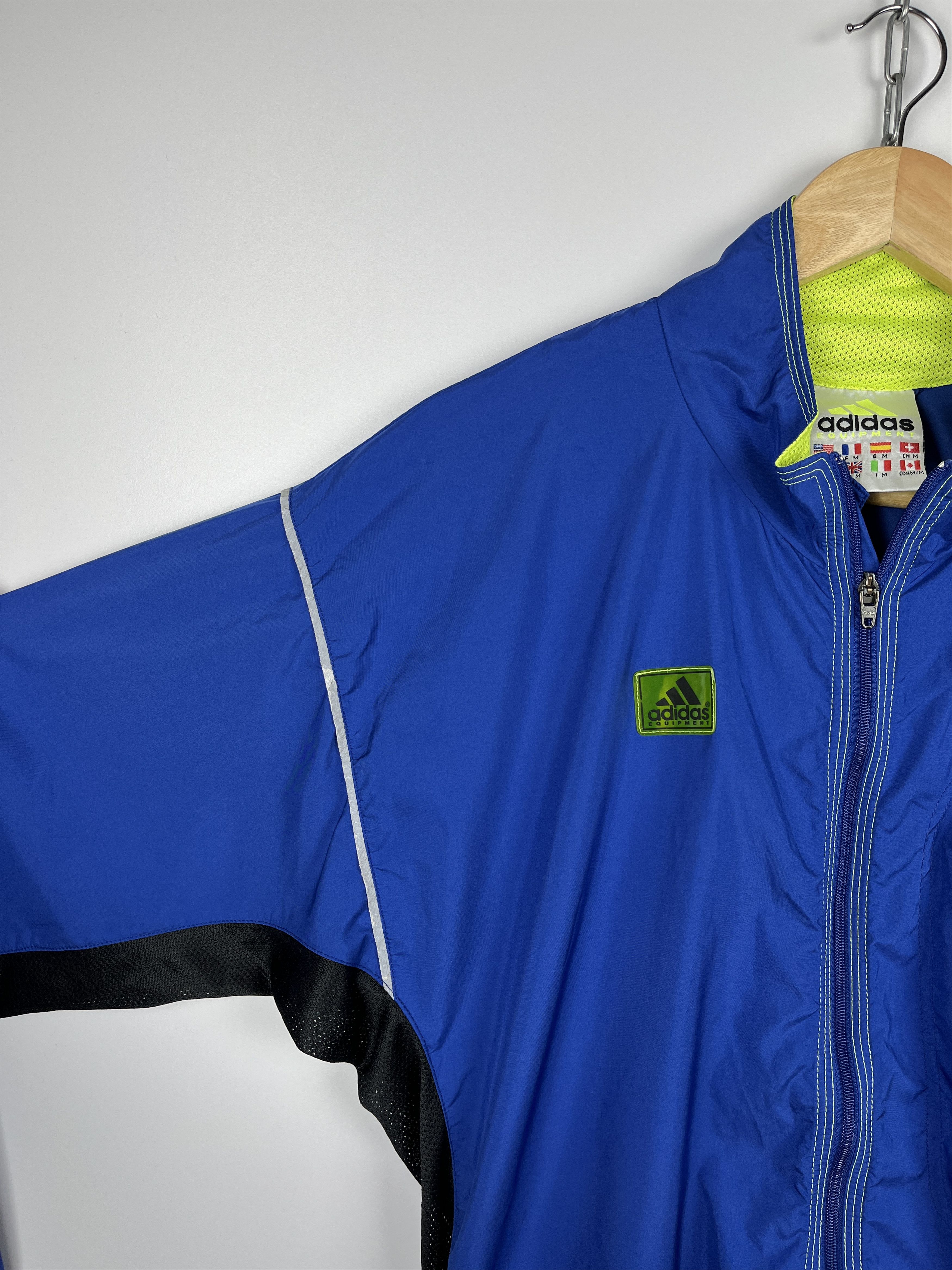 Adidas 90's Adidas Equipment Vintage Big Logo Back Light Jacket Size US M / EU 48-50 / 2 - 4 Thumbnail