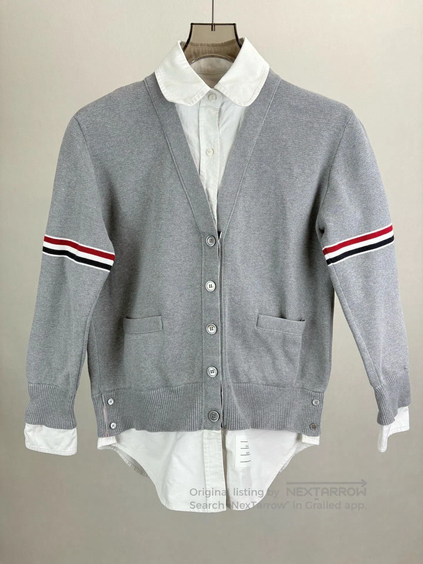 Thom Browne THOM BROWNE Striped Fake Two. Size US XS / EU 42 / 0 - 1 Thumbnail