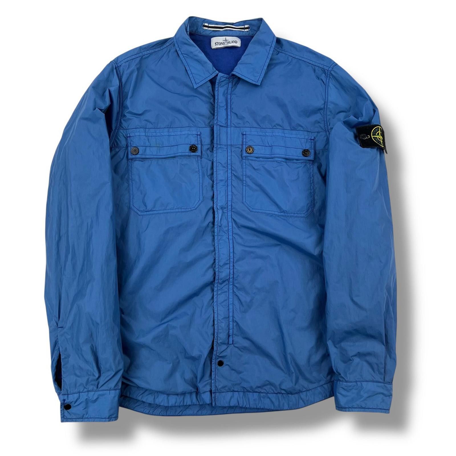 Stone Island Stone Island Blue Overshirt Jacket Size US L / EU 52-54 / 3 - 2 Thumbnail