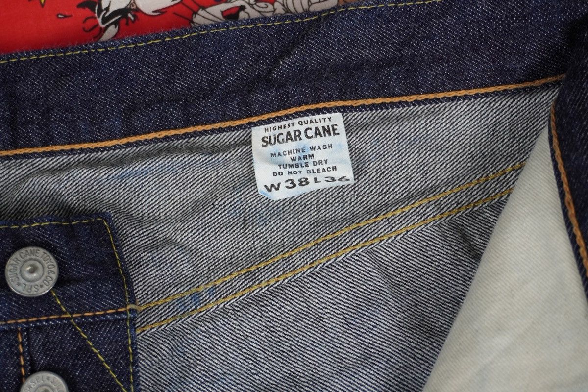 Japanese Brand × Sugar Cane × Toyo Enterprises Vintage SugarCane Lot 1947 Denim Jeans 14oz Redline Selvedge Size US 35 - 10 Thumbnail