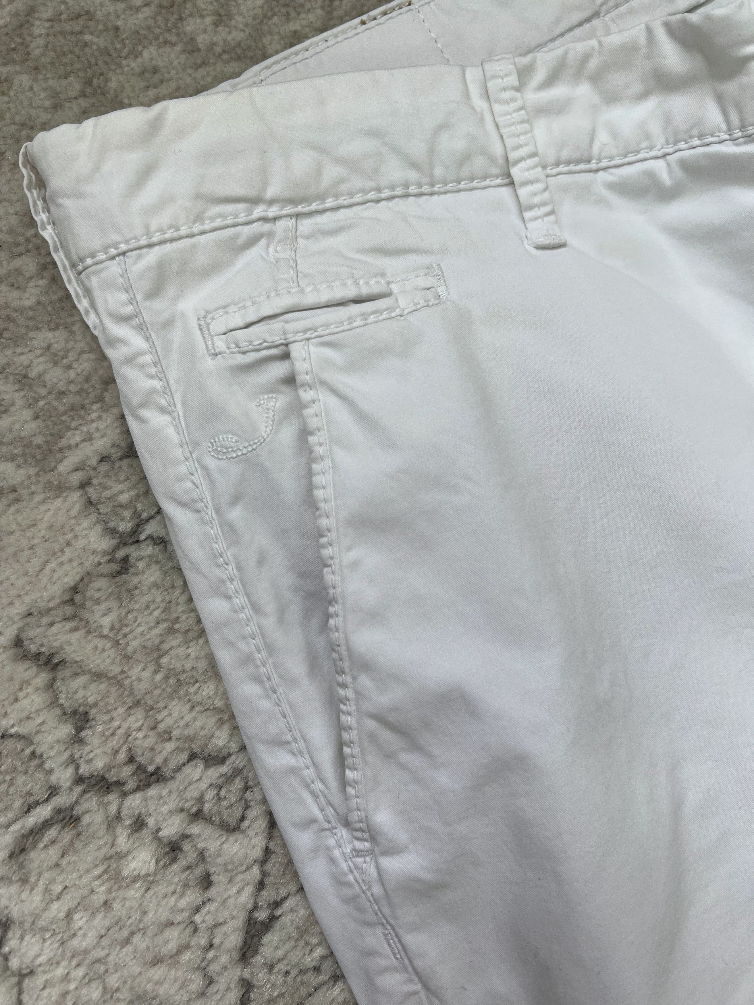 Jacob Cohen Jacob Cohën Bobby Comfort White Luxury Chino Pants 32 Size US 32 / EU 48 - 4 Thumbnail