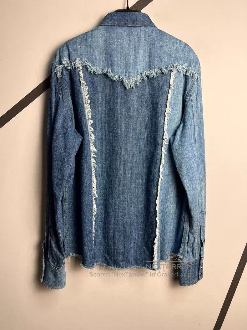 Saint Laurent Paris Saint Laurent Paris Washout Color Fringe Trimmed Cat Eye B Size US L / EU 52-54 / 3 - 2 Thumbnail
