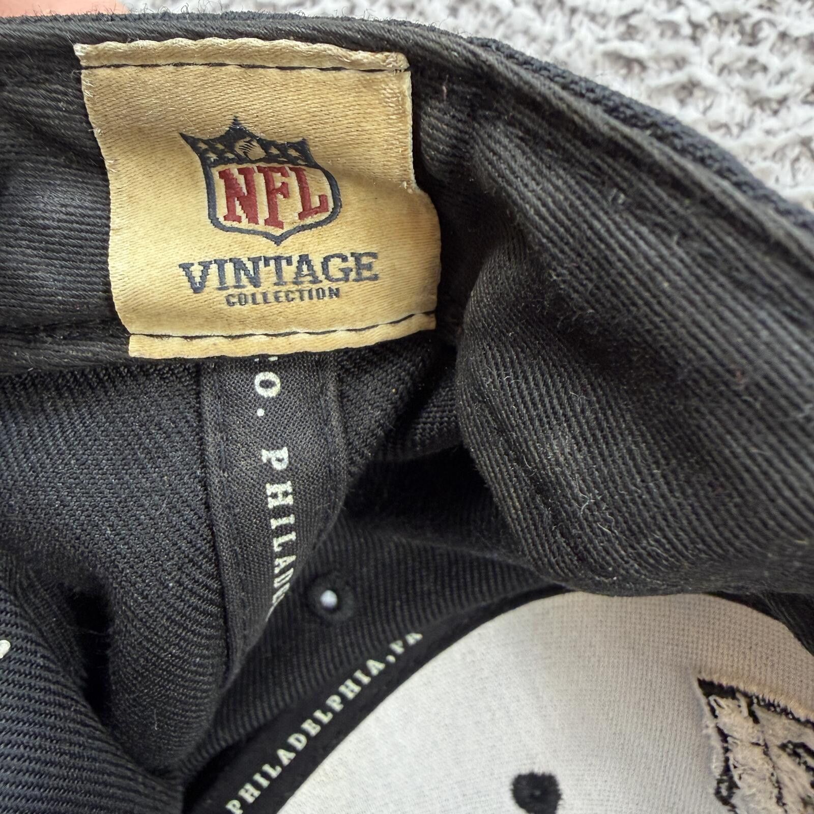 Mitchell & Ness Mitchell & Ness Las Vegas Raiders Snapback Hat Black NFL Size ONE SIZE - 4 Thumbnail