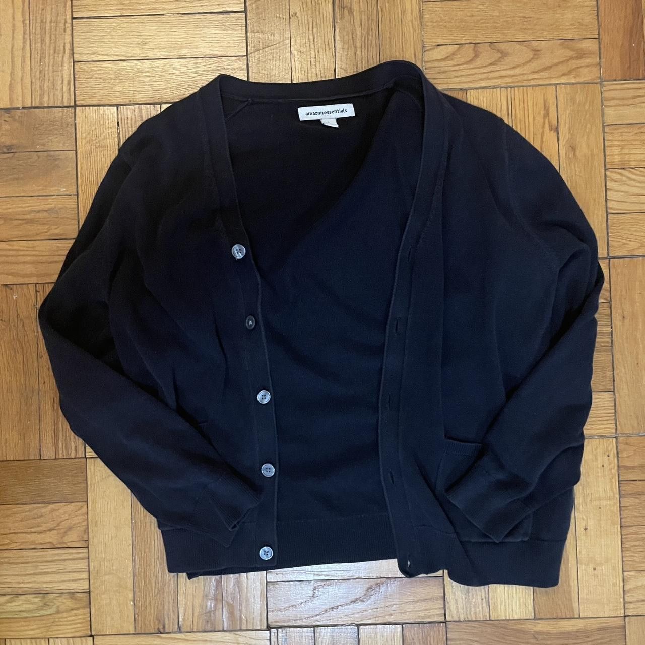 Other Black Cardigan Sweater Size US L / EU 52-54 / 3 - 1 Thumbnail