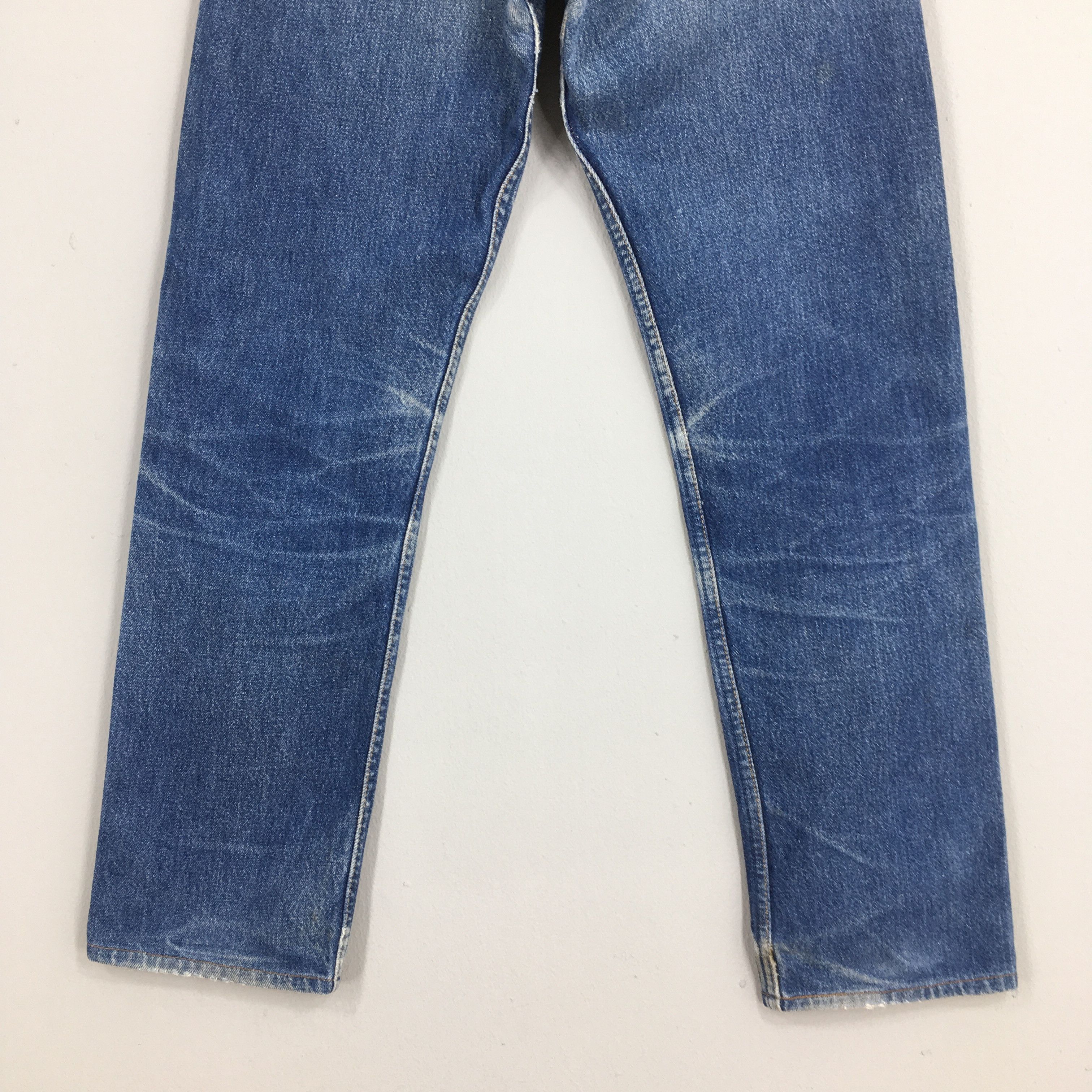 Levi's Size 24x27 Vintage 80s Levi's 501 Faded Blue Jeans S839 Size 24" / US 00 / IT 34 - 10 Thumbnail