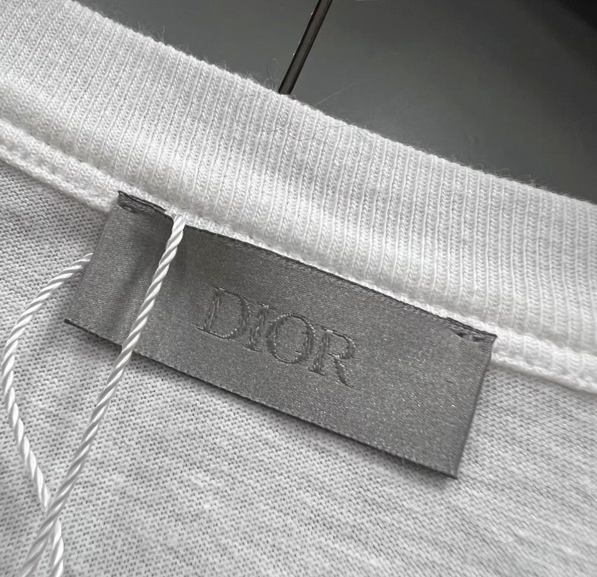 Dior Dior White Logo Print Long Sleeve Top J41 Size US XL / EU 56 / 4 - 3 Thumbnail