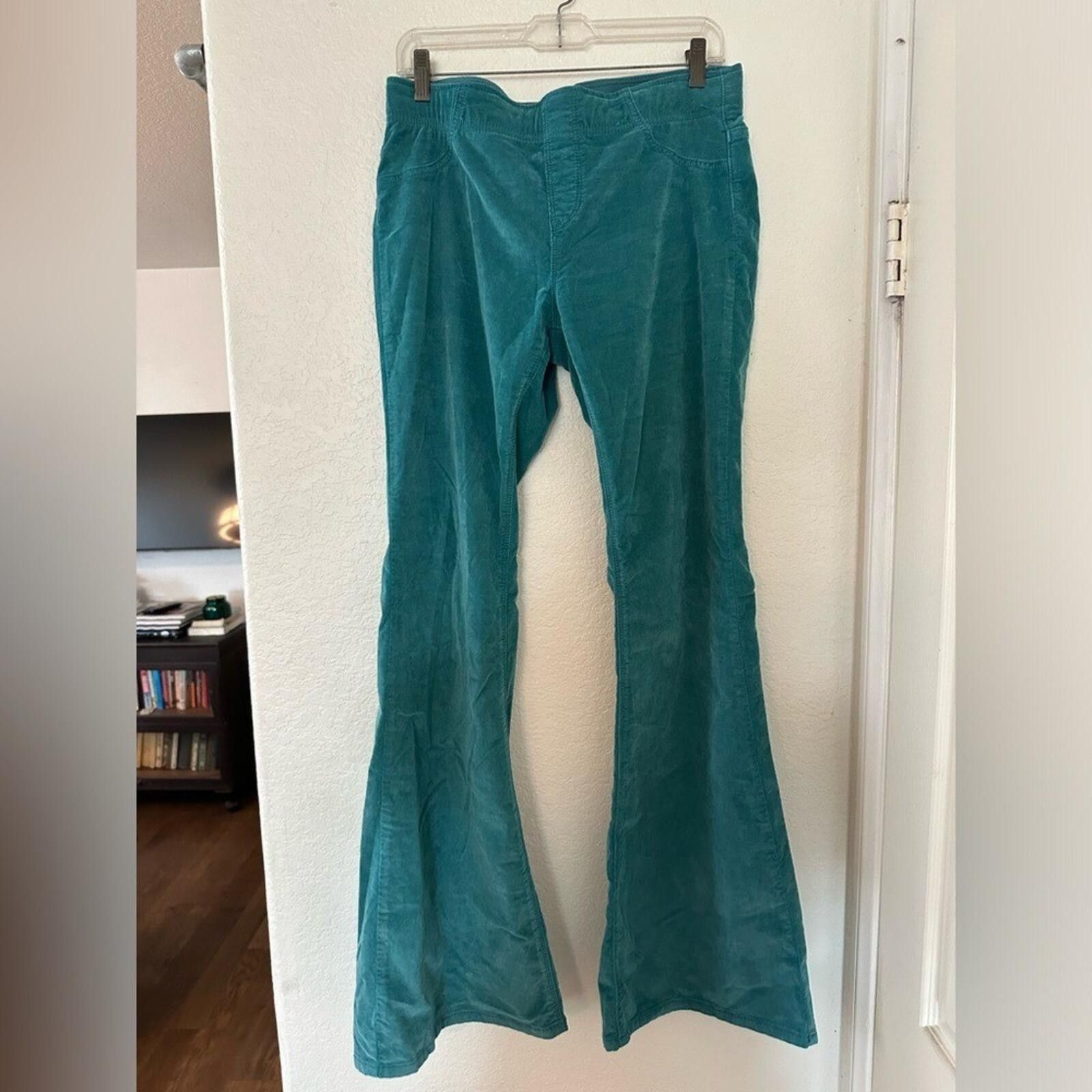 Free People Free People Teal Boot Cut Pants, Size 29 Size 29" - 1 Thumbnail