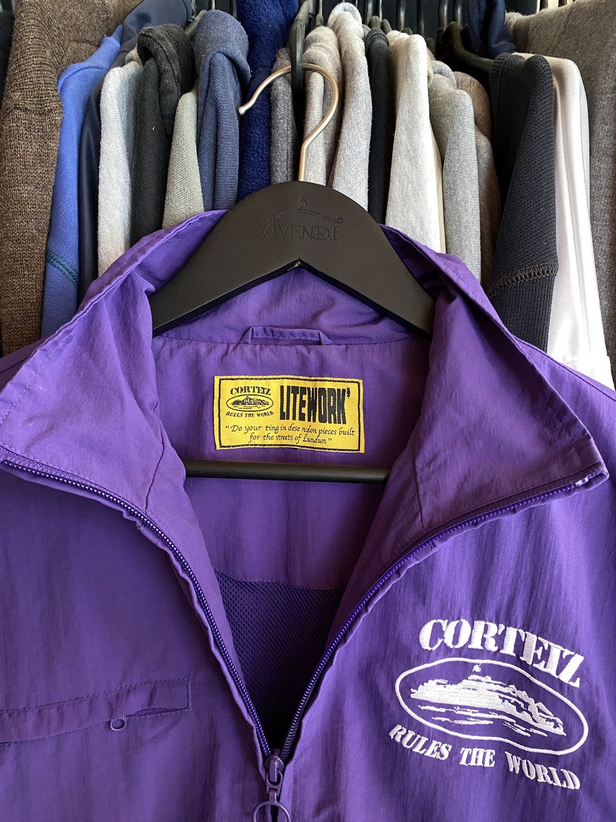 Corteiz VINTAGE CORTEIZ NYLON JACKET DRIP y2k Size US S / EU 44-46 / 1 - 4 Thumbnail