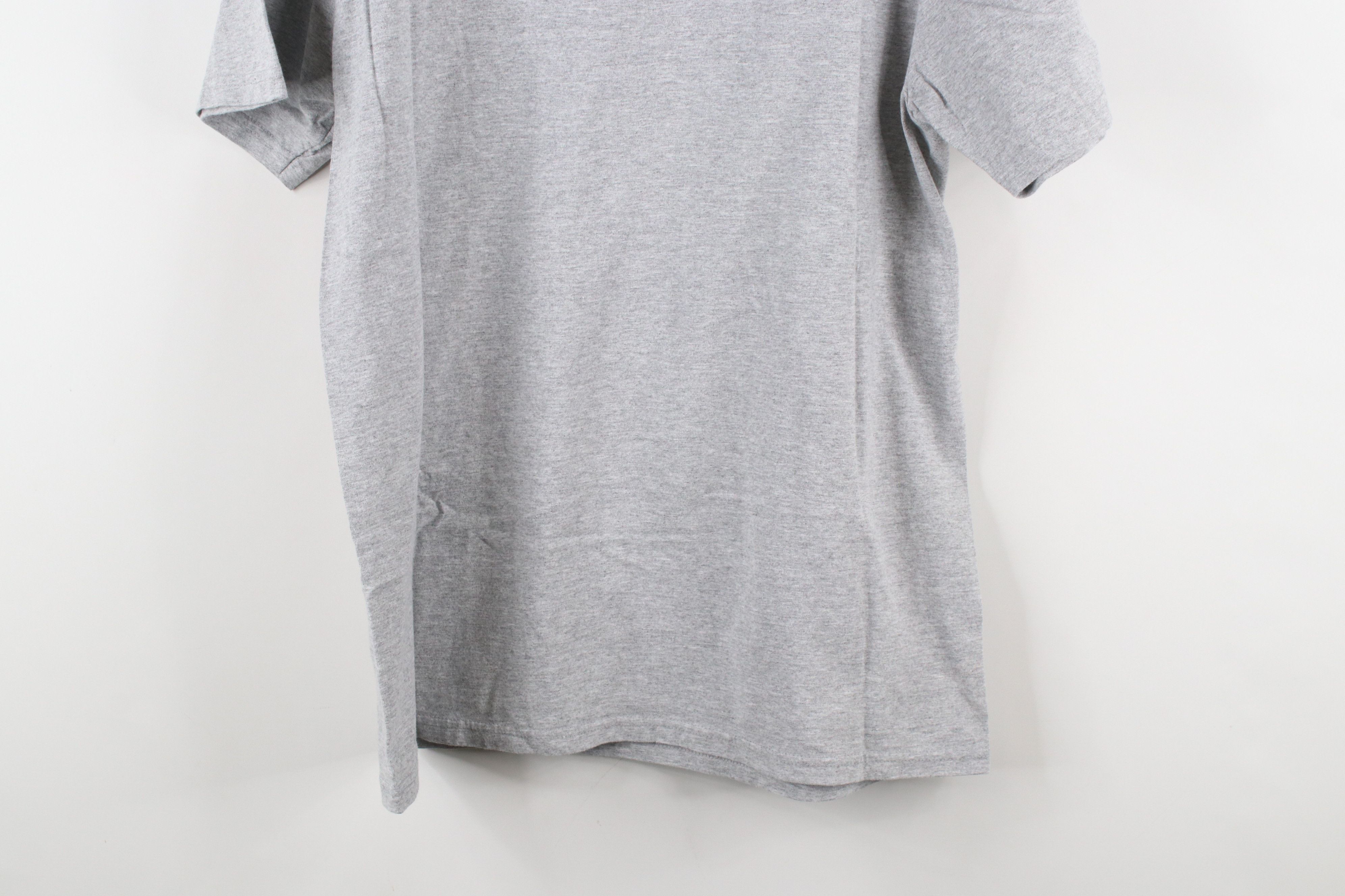Adidas × Vintage Adidas Issued University of Michigan Soccer T-Shirt Gray Size US L / EU 52-54 / 3 - 12 Thumbnail