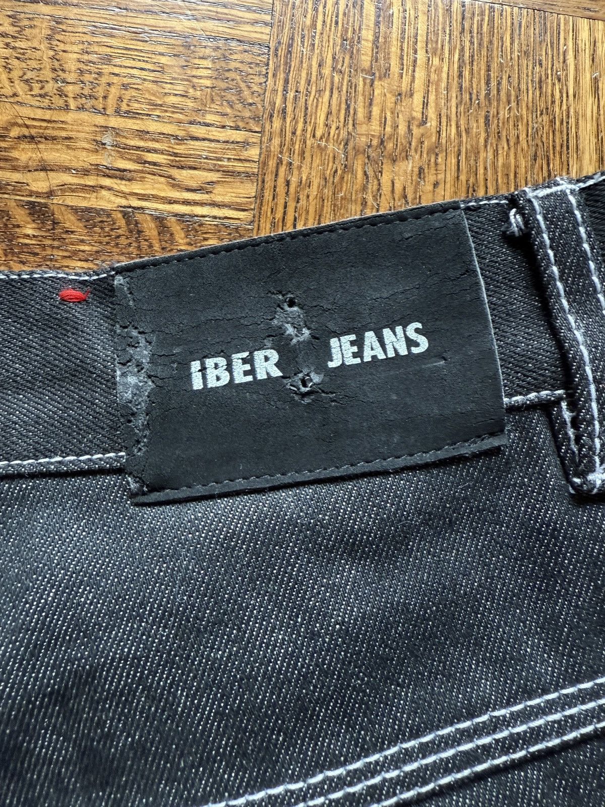 Japanese Brand Vintage Y2K Iber Jeans Embroidered Carpenter Baggy Jorts Size US 36 / EU 52 - 7 Thumbnail