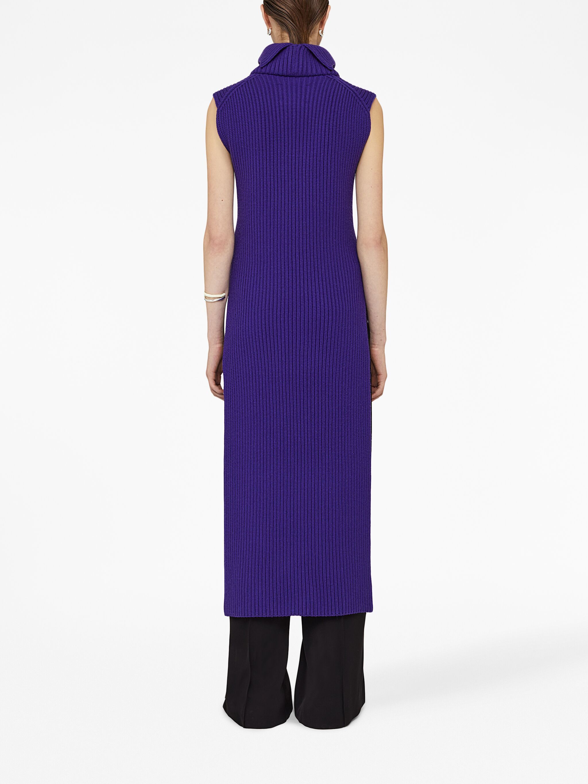 Jil Sander o1loc1c1124 Sleeveless dress in Blue Size XL / US 12-14 / IT 48-50 - 3 Thumbnail