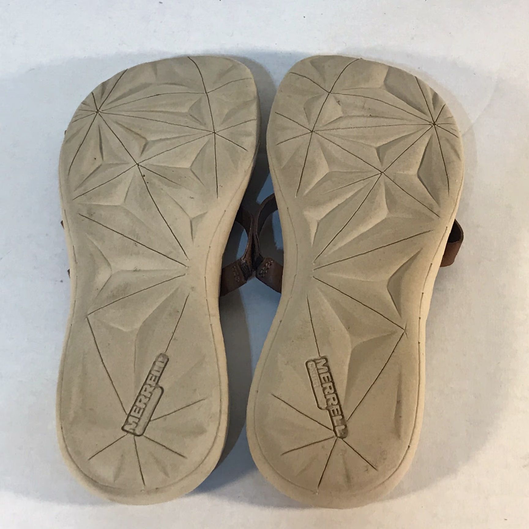 Merrell VIRGIN Merrell Oak Performance Leather Slides Womens Size 7 Brown Casual Comfort Summer Size US 7 / IT 37 - 4 Thumbnail
