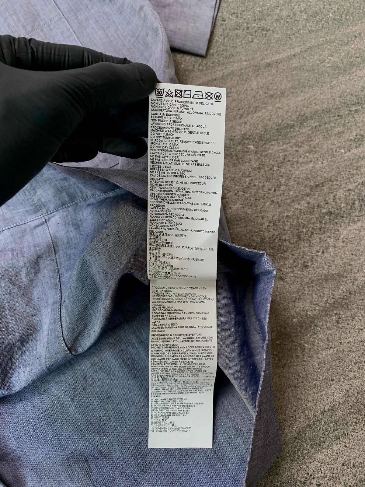 Maison Margiela FREE TAX! BNWT MM Embroidery Linen Blend Camp Collar Shirt Size US M / EU 48-50 / 2 - 14 Thumbnail