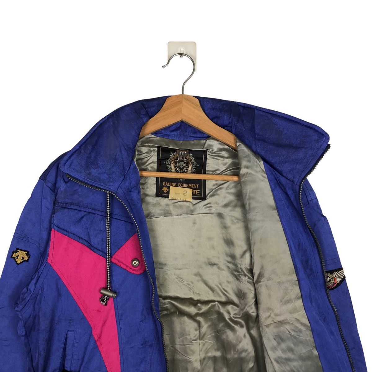 Japanese Brand VINTAGE CROPPED SKI JACKET DESCENTE RACING EQUIPMENT JAPAN Size US S / EU 44-46 / 1 - 9 Thumbnail