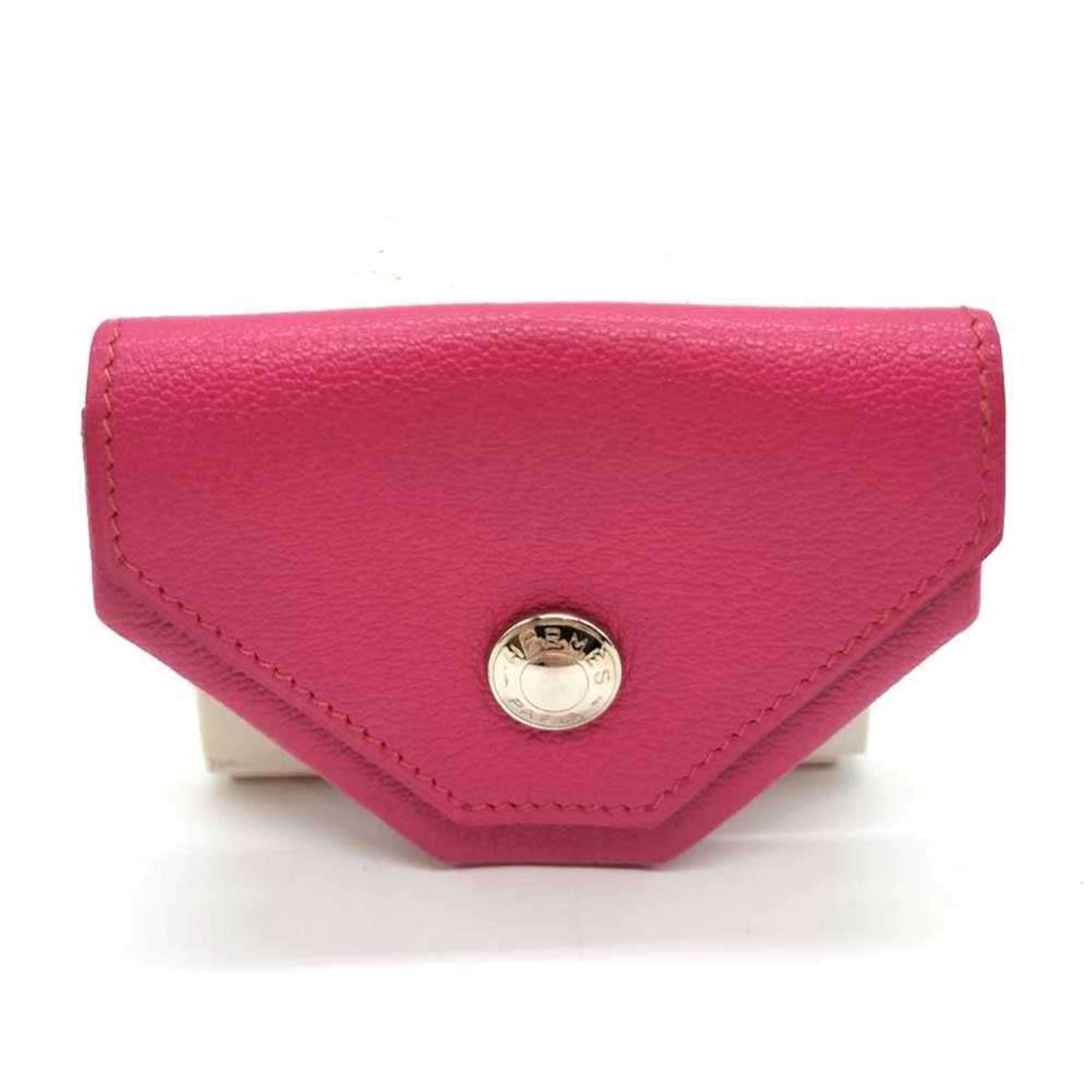 Hermes Hermes Levain Quatre Coin Case, Pink Chevre Leather Size ONE SIZE - 1 Thumbnail