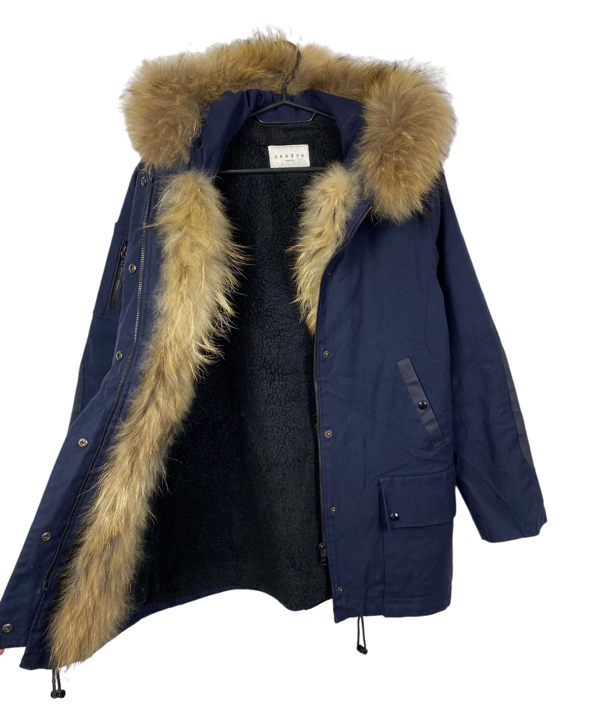 Sandro Sandro Paris Womens Parka size 1 Size S / US 4 / IT 40 - 9 Thumbnail