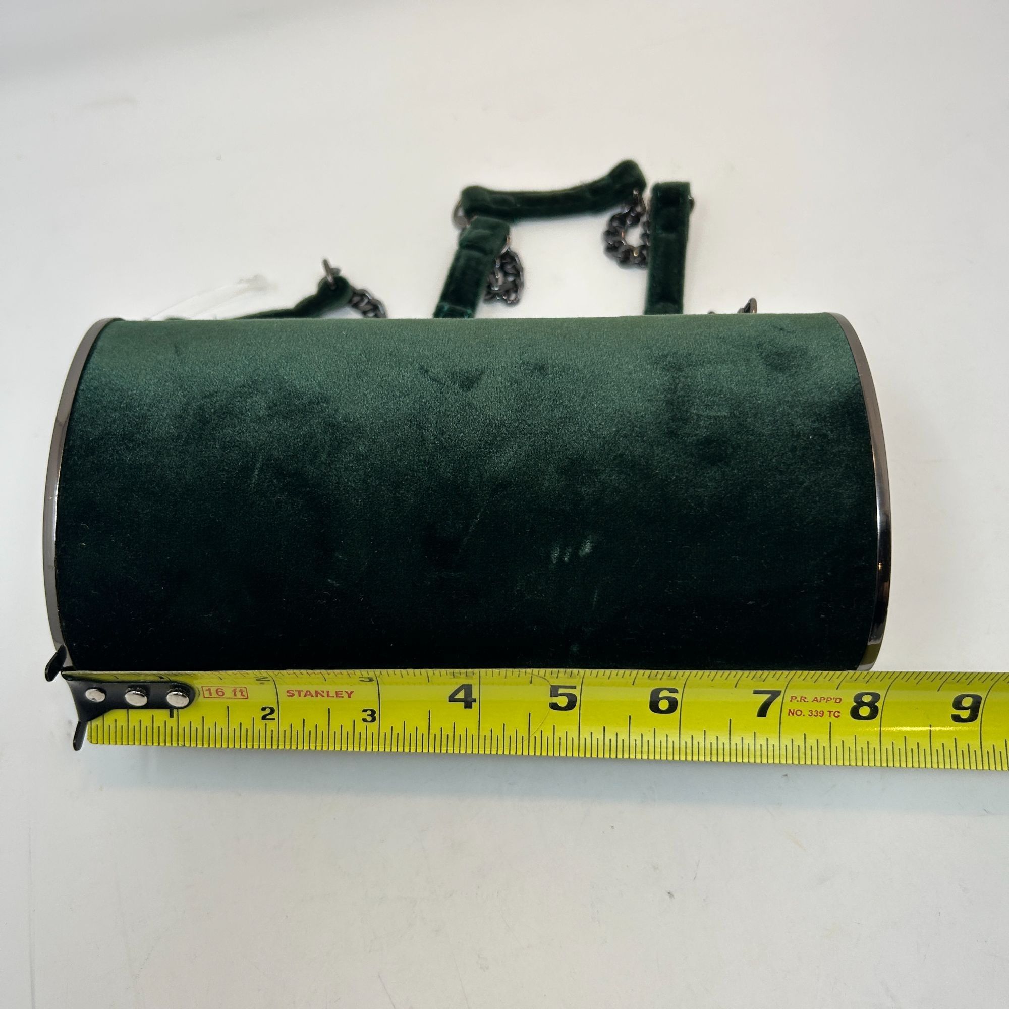 Topshop Topshop Velvet Cylinder Evening Bag Crossbody Tube Clutch w/ Size ONE SIZE - 12 Thumbnail