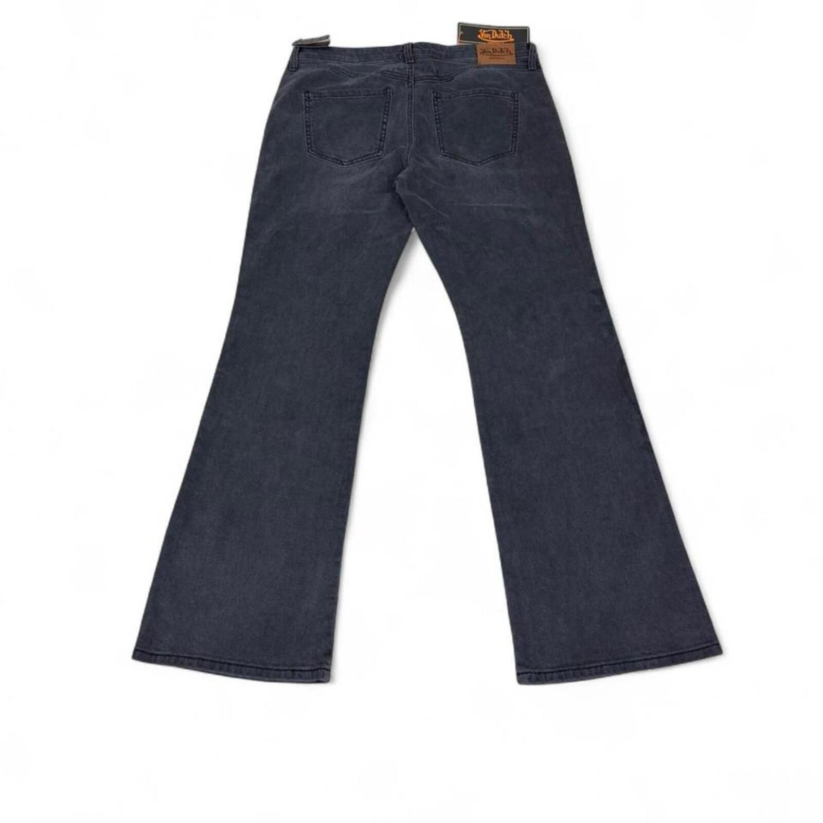 Von Dutch Von Dutch black denim jeans with patchwork design Size 32" / US 10 / IT 46 - 6 Thumbnail