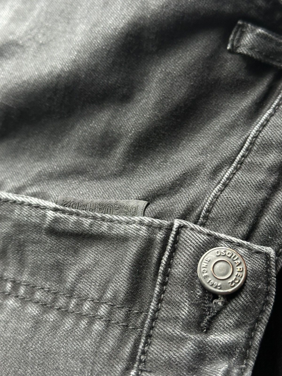 Dsquared2 🚨PUNK DSQUARED2 OPIUM SKINNY 96 BLUE MENS JEANS Y2k BIKER Size US 35 - 5 Thumbnail