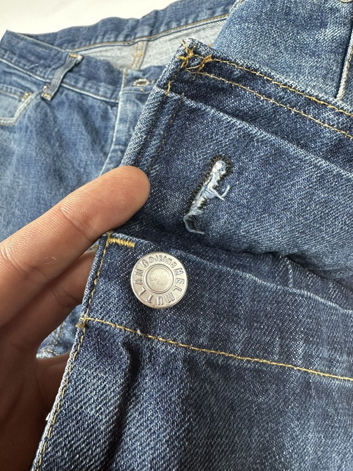 Helmut Lang × Vintage Archive Helmut Lang Denim Cargo One Pocket Size US 32 / EU 48 - 8 Thumbnail