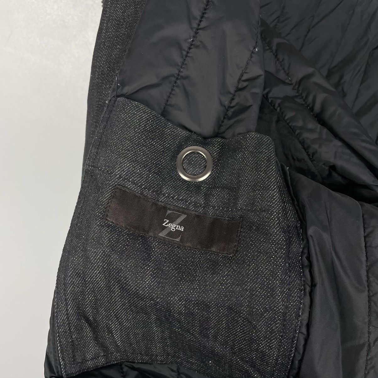Z Zegna 🔥Rare🔥 Z Zegna denim bomber jacket lampo y2k Size US L / EU 52-54 / 3 - 11 Thumbnail