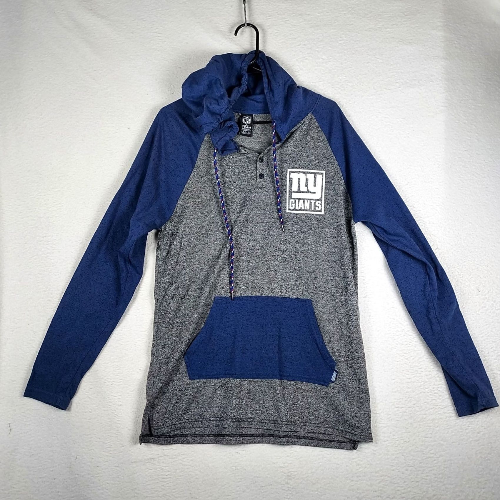 NFL New York Giants NFL Hoodie Men’s Large Gray Blue Pullover Team Apparel Size US L / EU 52-54 / 3 - 2 Thumbnail