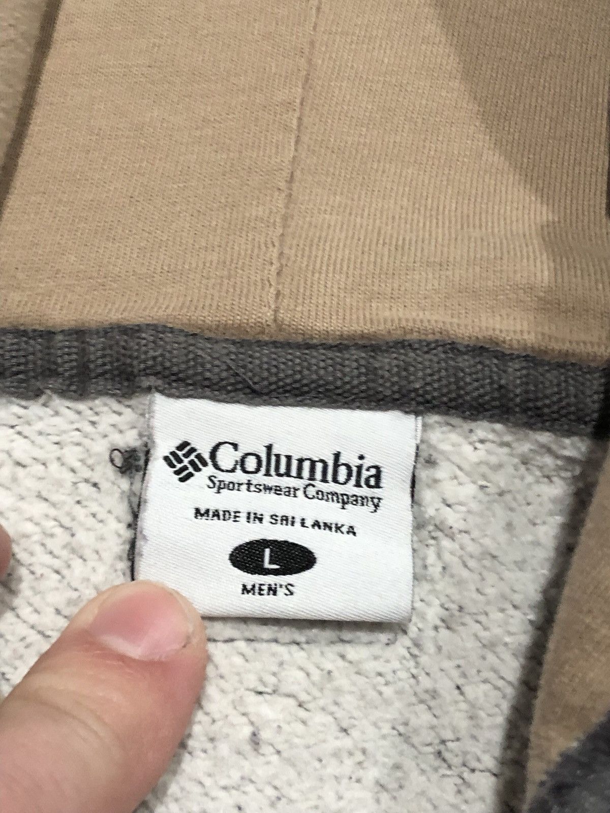Columbia × Vintage Vtg Y2K Columbia Reverse Weave Hoodie Size US L / EU 52-54 / 3 - 11 Thumbnail