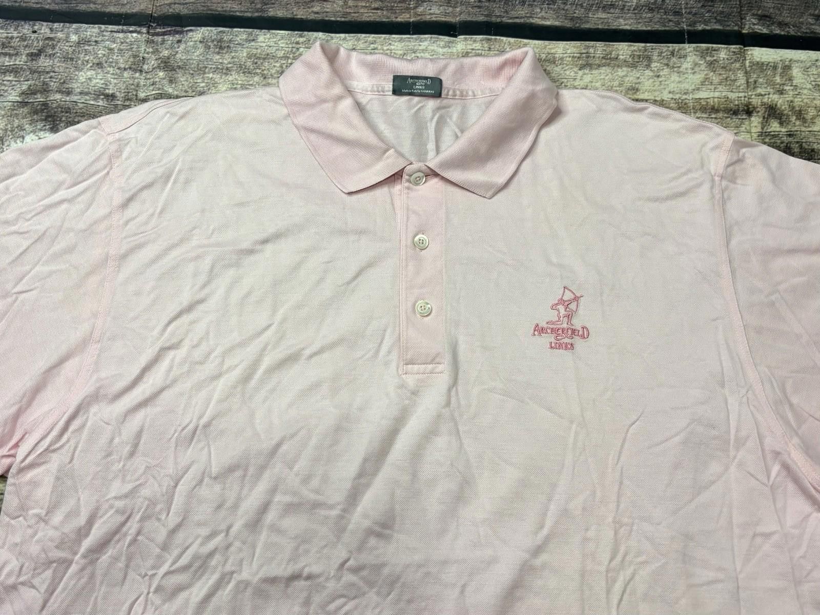 Antonio Marras Marbas Polo Shirt Mens XL Archerfield Links Italy Di Scozia Size US XL / EU 56 / 4 - 4 Thumbnail